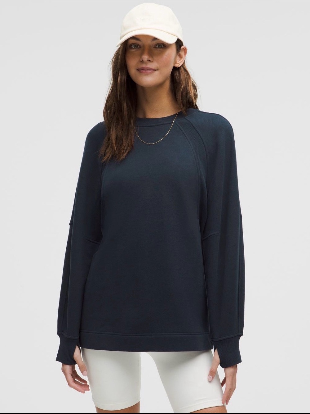 Scuba oversized long Crewneck